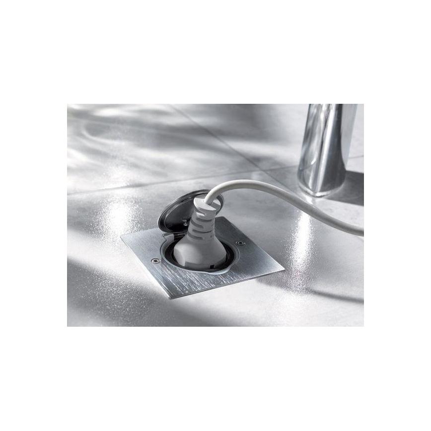 Legrand 89700 - Lattiapistokkeen runko PLATINUM 2M IP44 ruostumatonta terästä