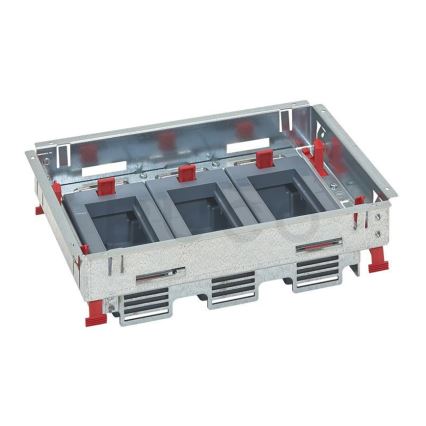 LEGRAND - Lattialaatikko betonille 12 moduulit (6 laitteet 45x45)