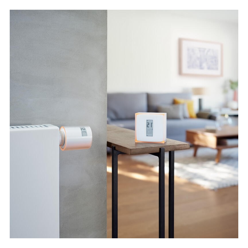 Legrand NVP-PRO - SETTI 2x Älykäs termostaattipää + portti 3V Wi-Fi
