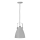 Leuchten Direkt 11059-15 - Kattokruunu johdossa EVA 1xE27/60W/230V halkaisija 21,5 cm harmaa