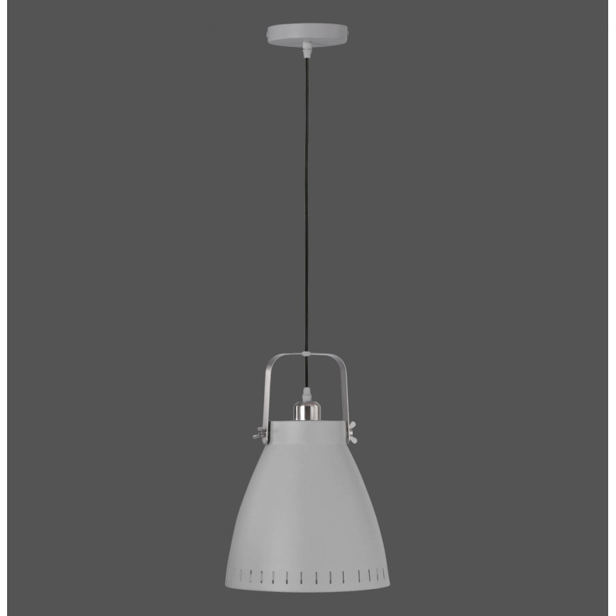 Leuchten Direkt 11059-15 - Kattokruunu johdossa EVA 1xE27/60W/230V halkaisija 21,5 cm harmaa