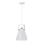 Leuchten Direkt 11059-16 - Kattokruunu johdossa EVA 1xE27/60W/230V halkaisija 21,5 cm valkoinen