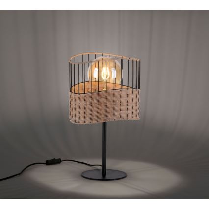 Leuchten Direkt 11150-79 - Pöytälamppu REED 1xE27/60W/230V
