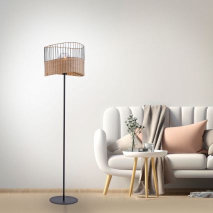 Leuchten Direkt 11151-79 - Lattialamppu REED 1xE27/60W/230V