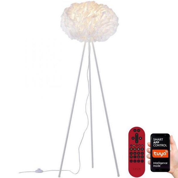 Leuchten Direkt 11212-16 - LED RGBW Himmennettävä lattiavalaisin NAOMI LED/10W/230V 2700-5000K Wi-Fi TUYA + kauko-ohjaus