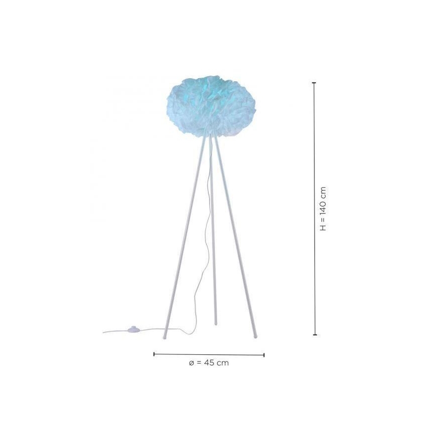 Leuchten Direkt 11212-16 - LED RGBW Himmennettävä lattiavalaisin NAOMI LED/10W/230V 2700-5000K Wi-Fi TUYA + kauko-ohjaus