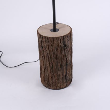 Leuchten Direkt 11234-79 - Lattialamppu BARK 1xE27/40W/230V puu