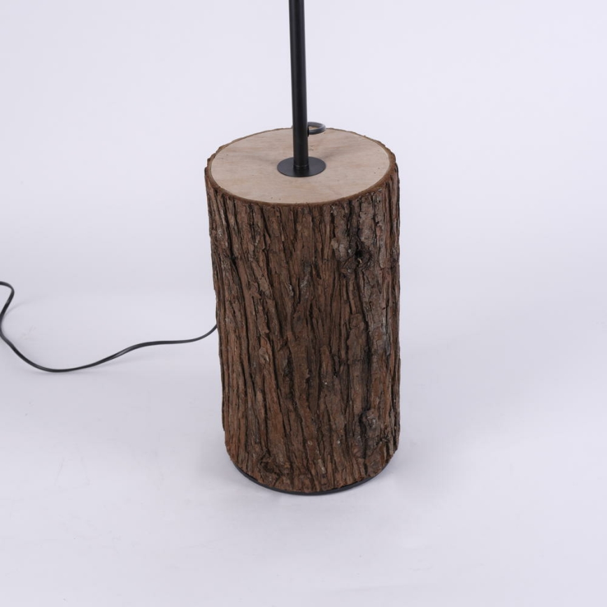 Leuchten Direkt 11234-79 - Lattialamppu BARK 1xE27/40W/230V puu