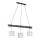 Leuchten Direkt 11238-79 - Kattokruunu johdossa BARK 3xE27/40W/230V puu