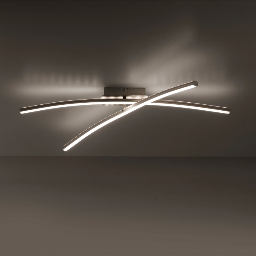 Leuchten Direkt 11255-55 - LED RGB Himmennettävä pinta-asennettava kattokruunu ALINA 2xLED/8,1W/230V 2700-5000K + kauko-ohjain