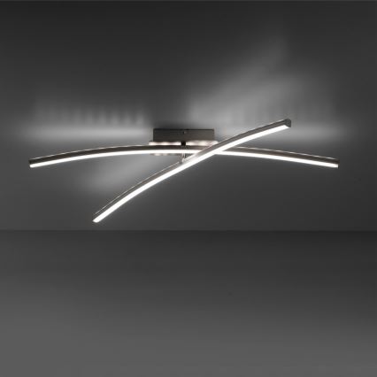 Leuchten Direkt 11255-55 - LED RGB Himmennettävä pinta-asennettava kattokruunu ALINA 2xLED/8,1W/230V 2700-5000K + kauko-ohjain