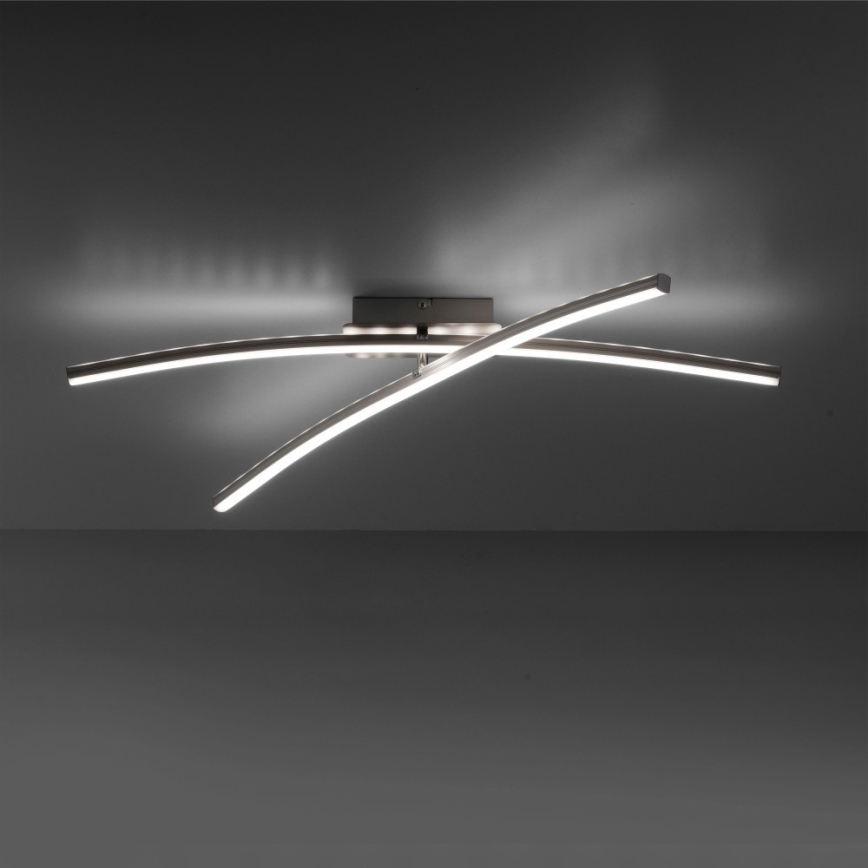 Leuchten Direkt 11255-55 - LED RGB Himmennettävä pinta-asennettava kattokruunu ALINA 2xLED/8,1W/230V 2700-5000K + kauko-ohjain