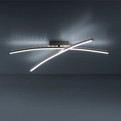 Leuchten Direkt 11255-55 - LED RGB Himmennettävä pinta-asennettava kattokruunu ALINA 2xLED/8,1W/230V 2700-5000K + kauko-ohjain