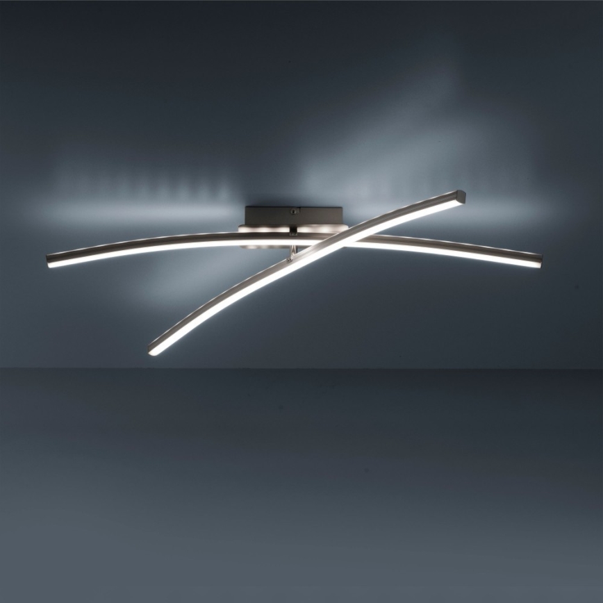 Leuchten Direkt 11255-55 - LED RGB Himmennettävä pinta-asennettava kattokruunu ALINA 2xLED/8,1W/230V 2700-5000K + kauko-ohjain