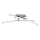 Leuchten Direkt 11270-55 - LED Pinta-asetettava kattokruunu SIMON 2xLED/5W/230V mattakromi