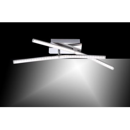 Leuchten Direkt 11270-55 - LED Pinta-asetettava kattokruunu SIMON 2xLED/5W/230V mattakromi