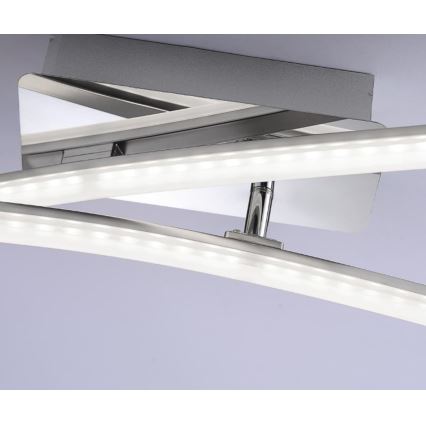 Leuchten Direkt 11270-55 - LED Pinta-asetettava kattokruunu SIMON 2xLED/5W/230V mattakromi