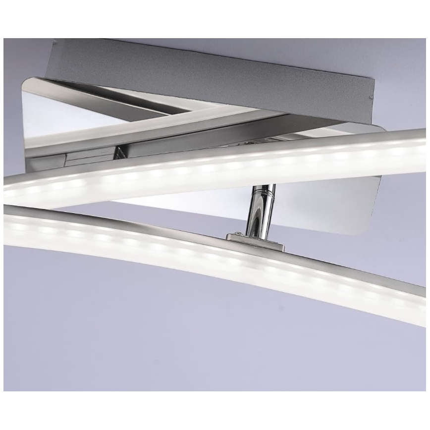 Leuchten Direkt 11270-55 - LED Pinta-asetettava kattokruunu SIMON 2xLED/5W/230V mattakromi