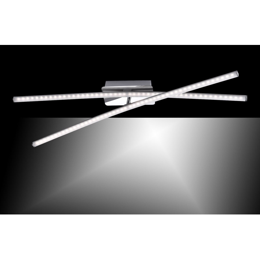 Leuchten Direkt 11272-55 - LED Pinta-asetettava kattokruunu SIMON 2xLED/8W/230V mattakromi