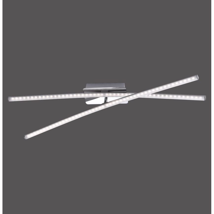 Leuchten Direkt 11272-55 - LED Pinta-asetettava kattokruunu SIMON 2xLED/8W/230V mattakromi