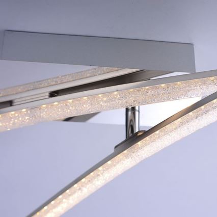 Leuchten Direkt 11290-17 - LED Pinta-asetettava kattokruunu SIMON 2xLED/5W/230V kiiltävä kromi