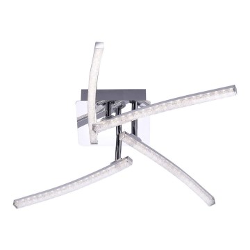 Leuchten Direkt 11291-17 - LED Pinta-asetettava kattokruunu SIMON 4xLED/3W/230V kiiltävä kromi