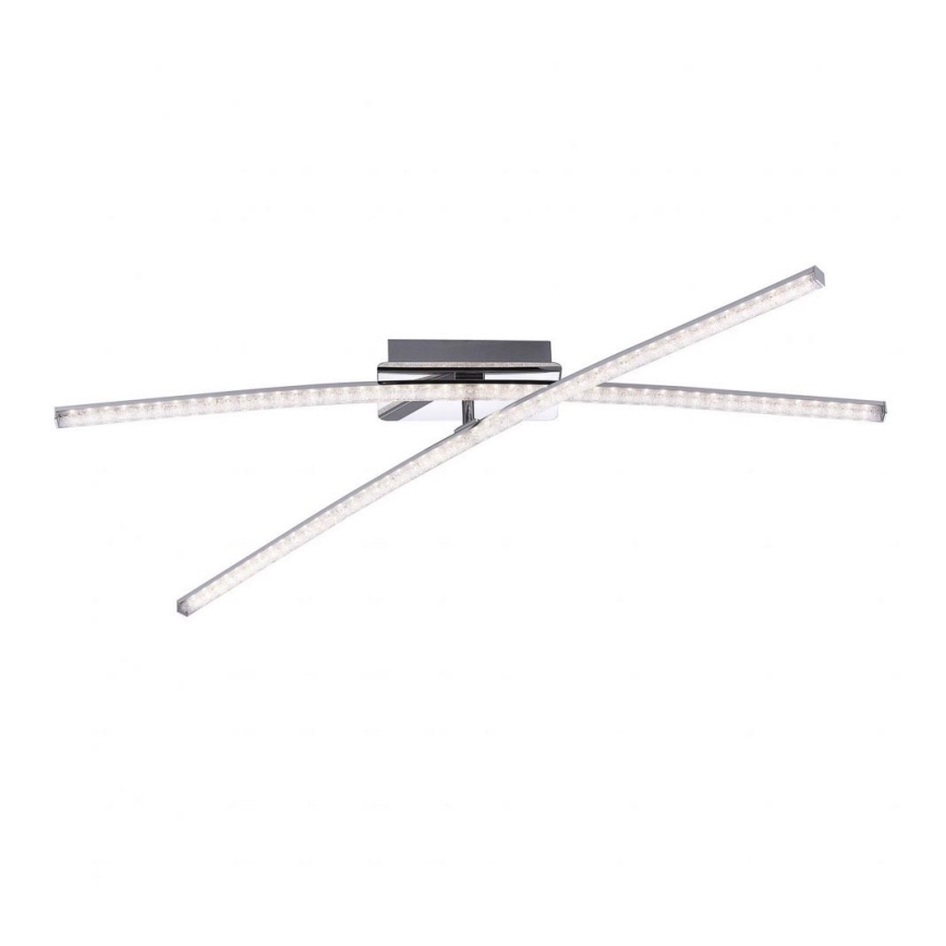 Leuchten Direkt 11292-17 - LED Pinta-asetettava kattokruunu SIMON 2xLED/8W/230V kiiltävä kromi