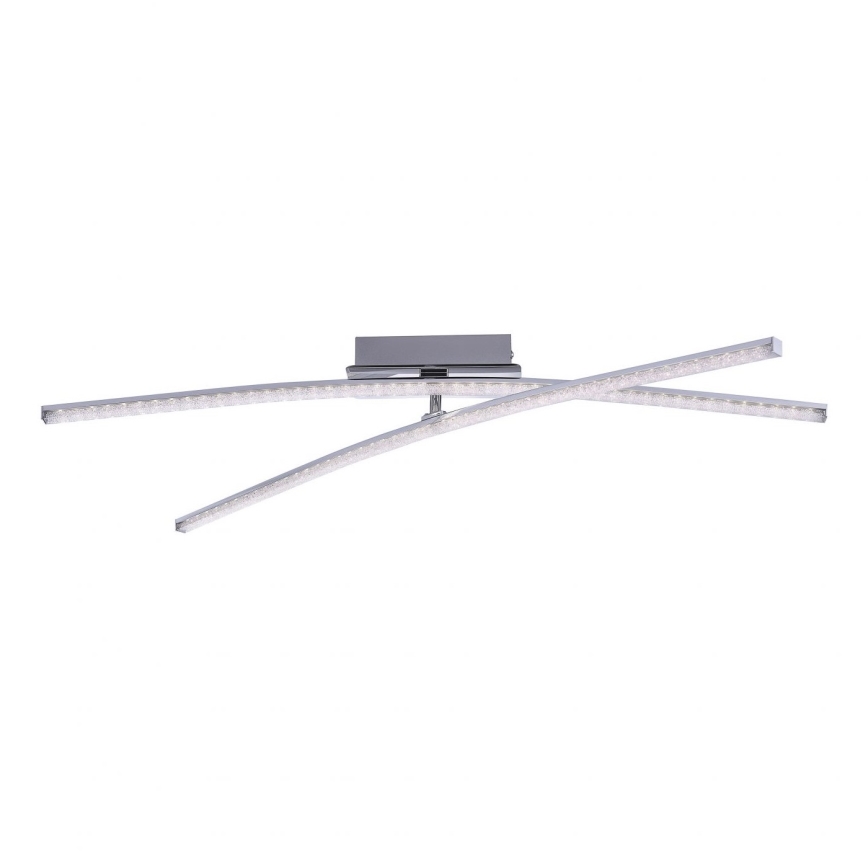 Leuchten Direkt 11292-17 - LED Pinta-asetettava kattokruunu SIMON 2xLED/8W/230V kiiltävä kromi