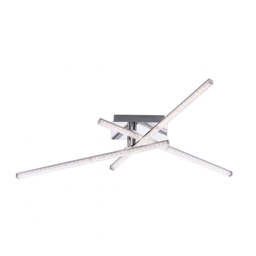 Leuchten Direkt 11293-17 - LED Pinta-asetettava kattokruunu SIMON 3xLED/5W/230V kiiltävä kromi