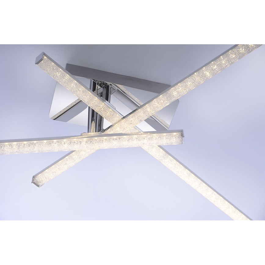 Leuchten Direkt 11293-17 - LED Pinta-asetettava kattokruunu SIMON 3xLED/5W/230V kiiltävä kromi