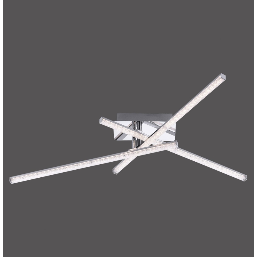 Leuchten Direkt 11293-17 - LED Pinta-asetettava kattokruunu SIMON 3xLED/5W/230V kiiltävä kromi