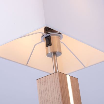 Leuchten Direkt 11421-78 - Himmennettävä LED-pöytävalaisin AMANDA 1xE27/40W/230V + 1xLED/5W