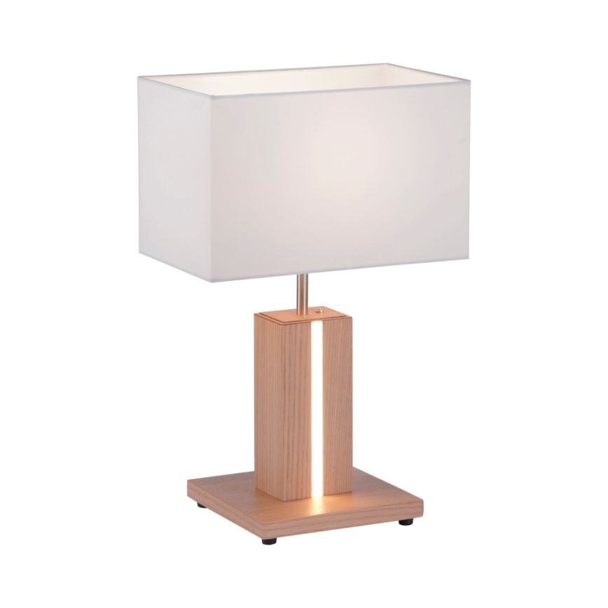 Leuchten Direkt 11421-78 - Himmennettävä LED-pöytävalaisin AMANDA 1xE27/40W/230V + 1xLED/5W