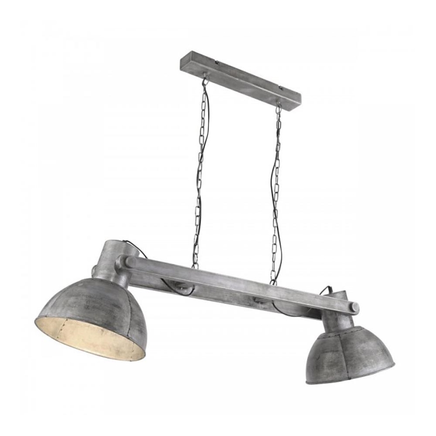 Leuchten Direkt 11483-77 - Kattokruunu johdossa SAMIA 2xE27/25W/230V