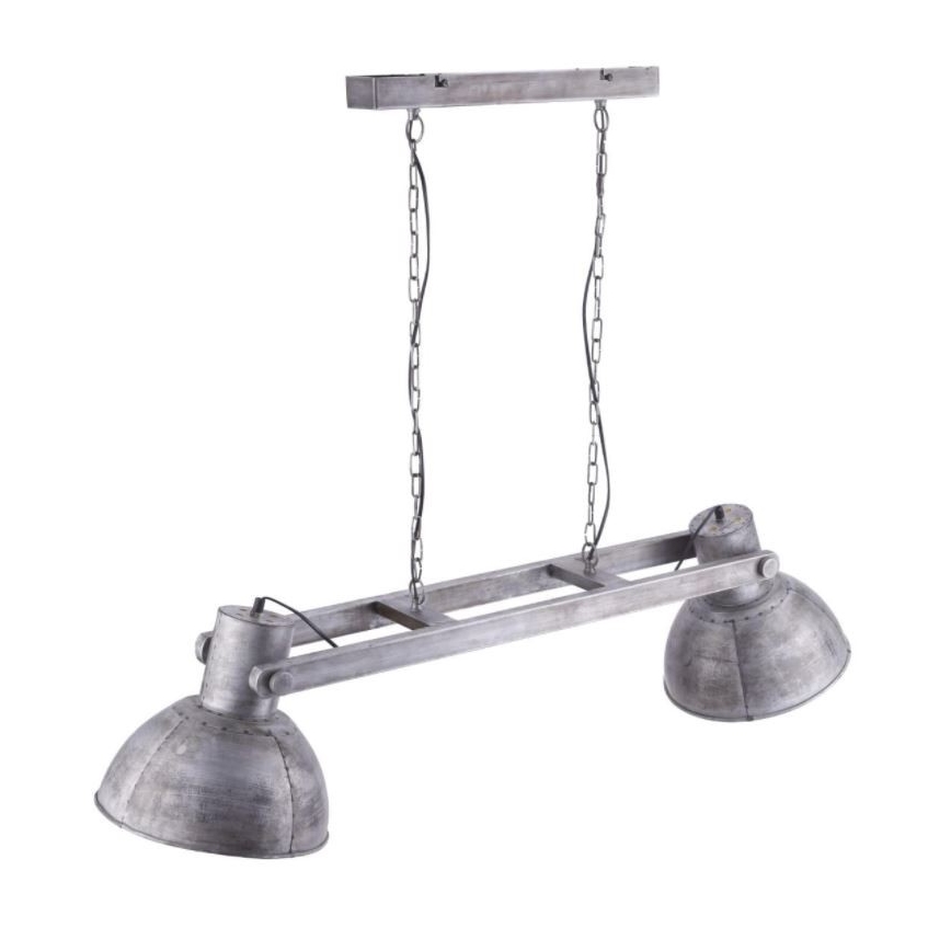 Leuchten Direkt 11483-77 - Kattokruunu johdossa SAMIA 2xE27/25W/230V