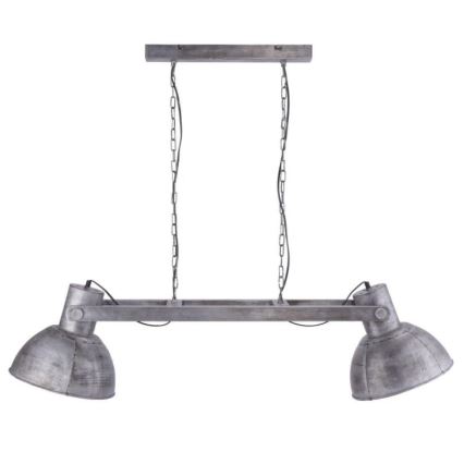 Leuchten Direkt 11483-77 - Kattokruunu johdossa SAMIA 2xE27/25W/230V