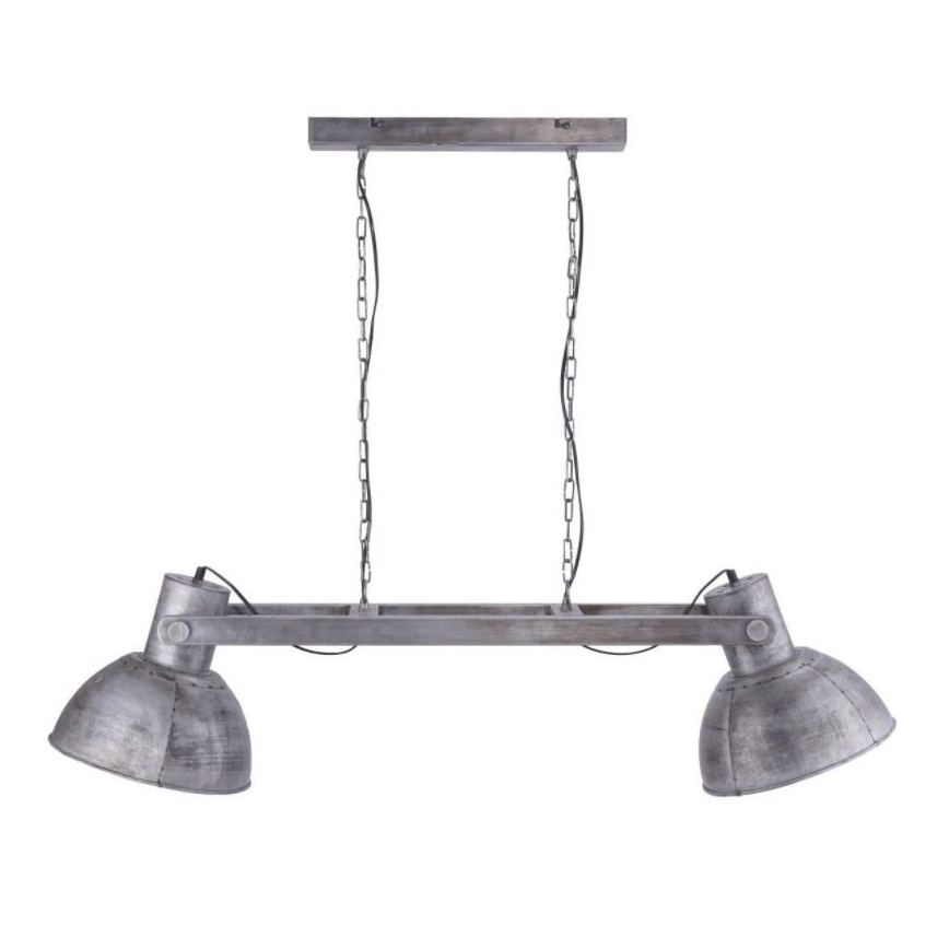 Leuchten Direkt 11483-77 - Kattokruunu johdossa SAMIA 2xE27/25W/230V