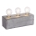 Leuchten Direkt 11498-77 - Pöytälamppu SAMIA 3xE27/25W/230V