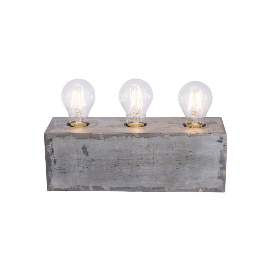 Leuchten Direkt 11498-77 - Pöytälamppu SAMIA 3xE27/25W/230V