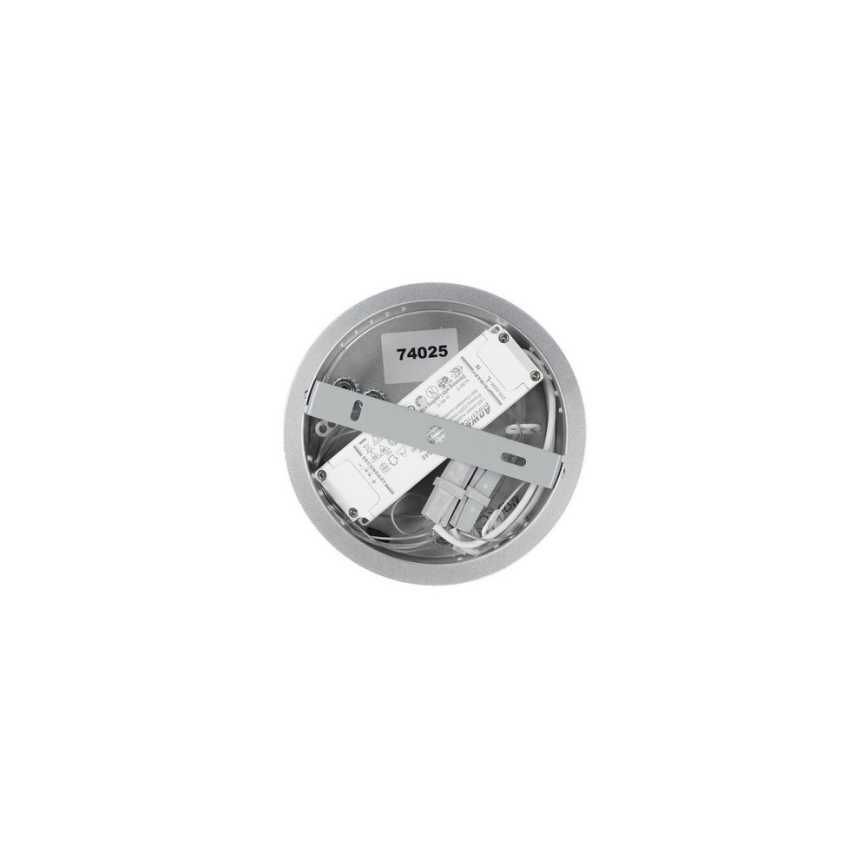 Leuchten Direkt 11525-21 - LED-kattokruunu narussa CIRCLE 1xLED/15W/230V + LED/25W