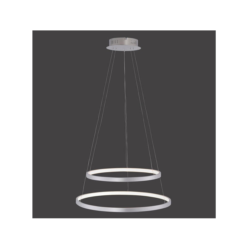 Leuchten Direkt 11525-21 - LED-kattokruunu narussa CIRCLE 1xLED/15W/230V + LED/25W