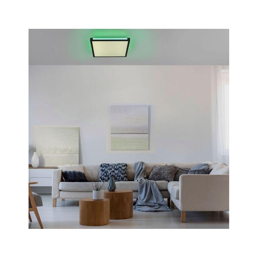 Leuchten Direkt 11621-18 - LED RGB Himmennettävä kattovalo MARIO LED/24W/230V 2700-5000K + kaukosäädin