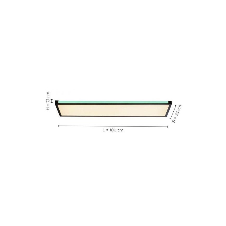 Leuchten Direkt 11622-18 - LED RGB Himmennettävä kattovalo MARIO LED/29W/230V 2700-5000K + kauko-ohjain