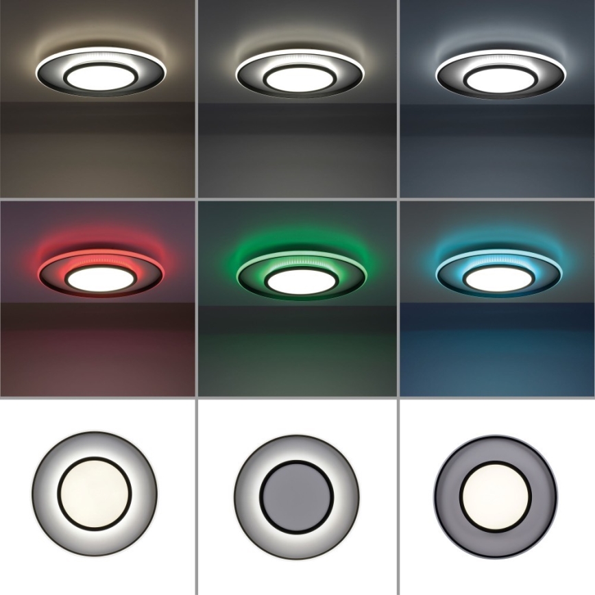 Leuchten Direkt 11627-18 - LED RGB Himmennettävä valo ARENDA LED/31W/230V 2700-5000K + kauko-ohjain