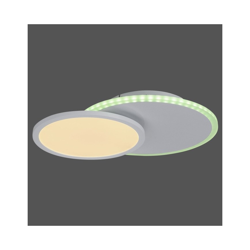 Leuchten Direkt 11662-16 - Himmennettävä LED-RGB-kattovalaisin ARENDA LED/21W/230V + kauko-ohjaus