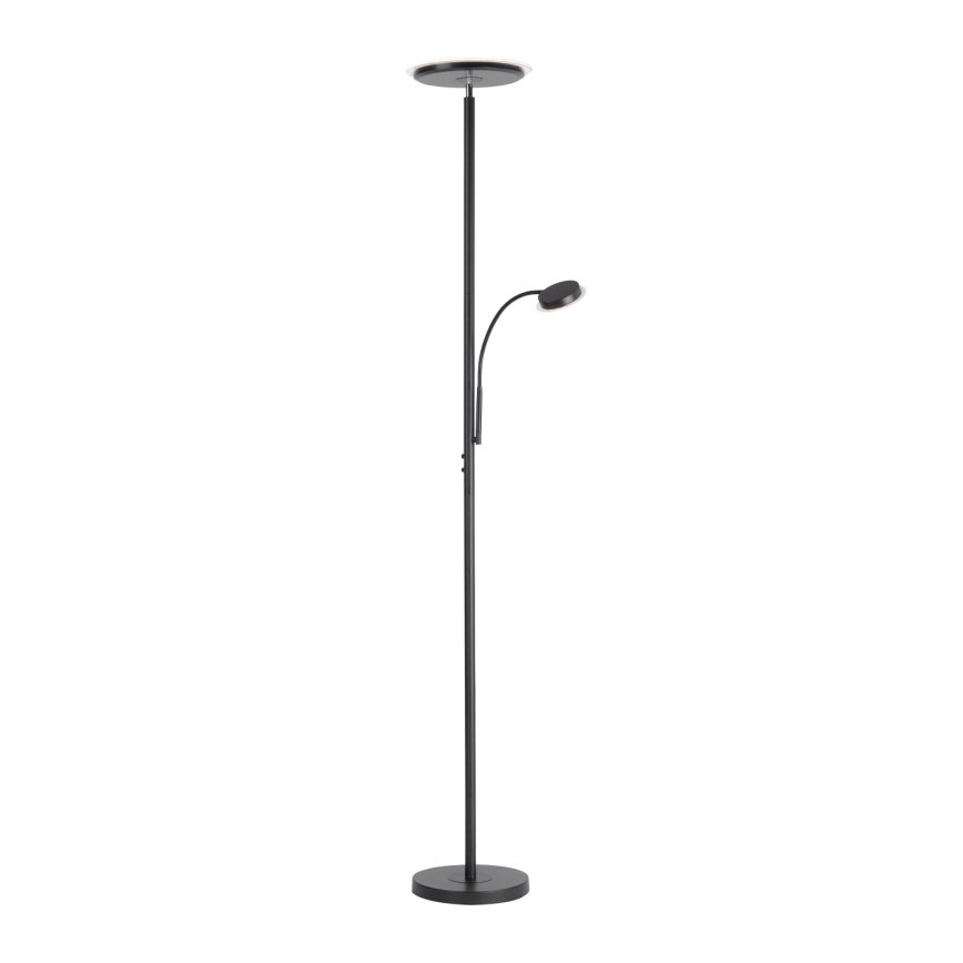 Leuchten Direkt 11709-18 - Himmennettävä LED-lattiavalaisin HANS LED/22W/230V + LED/4W