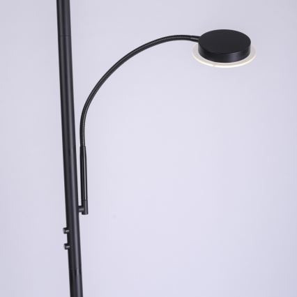 Leuchten Direkt 11709-18 - Himmennettävä LED-lattiavalaisin HANS LED/22W/230V + LED/4W