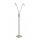 Leuchten Direkt 11937-55 - LED Lattialamppu MAX LED 2xGU10/4W/230V
