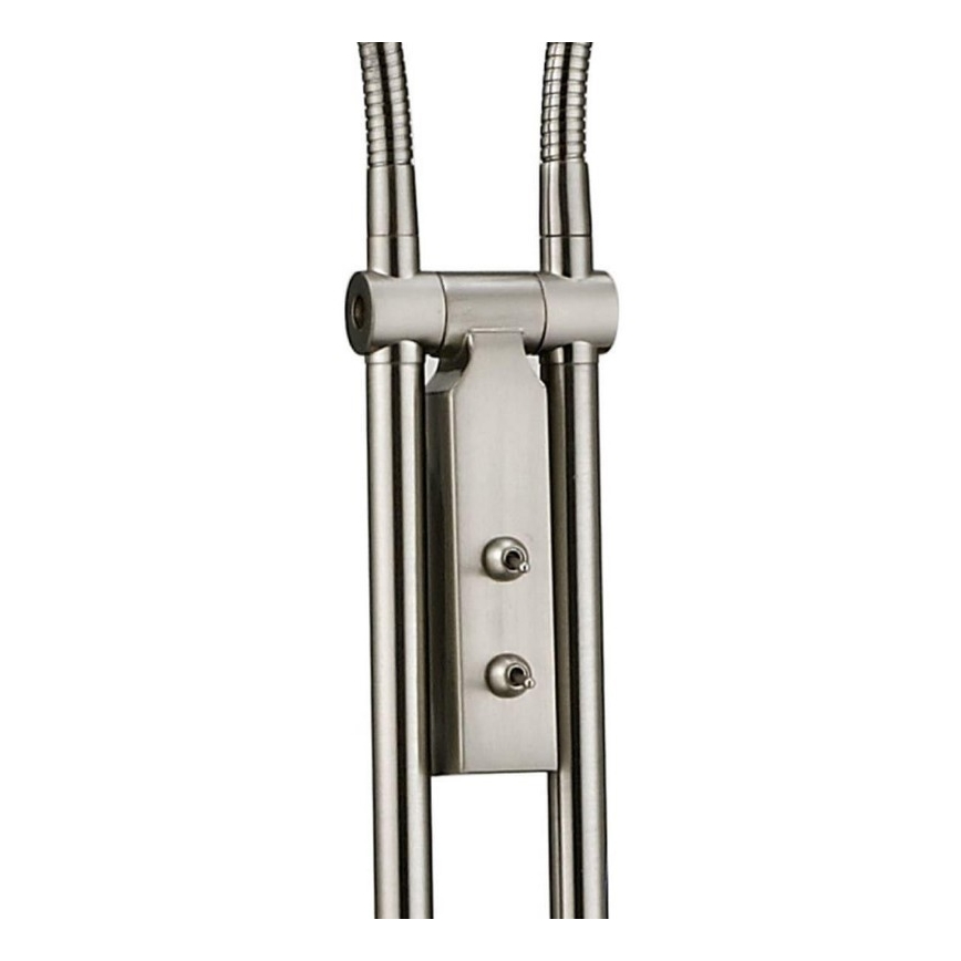 Leuchten Direkt 11937-55 - LED Lattialamppu MAX LED 2xGU10/4W/230V