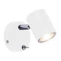 Leuchten Direkt 11941-16 - LED-seinäkohdevalo TARIK 1xGU10/5W/230V valkoinen